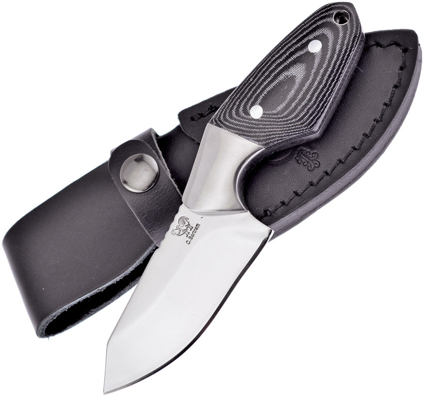 Fixed Blade Black Pakkawood - HR013M