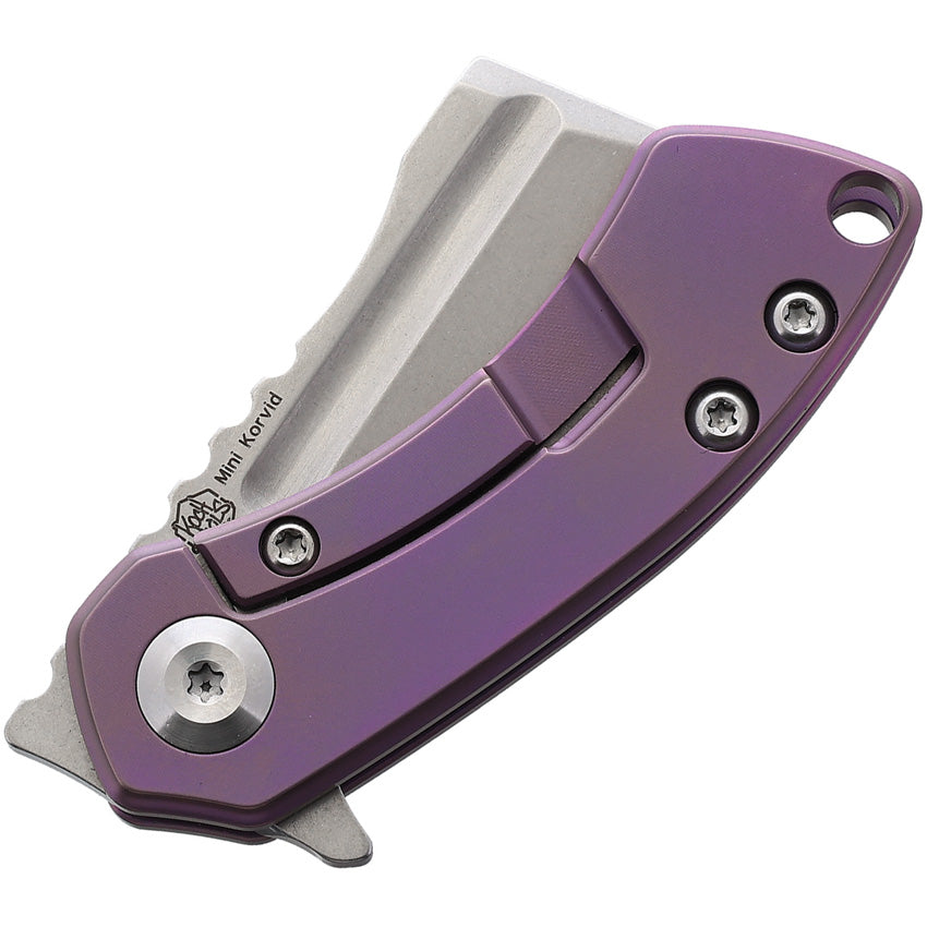 Mini Korvid Linerlock Purple - K3030A4