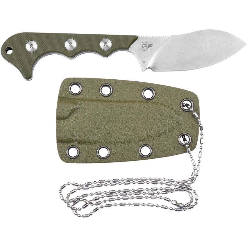 Neckmuk Neck Knife Green - QS125C