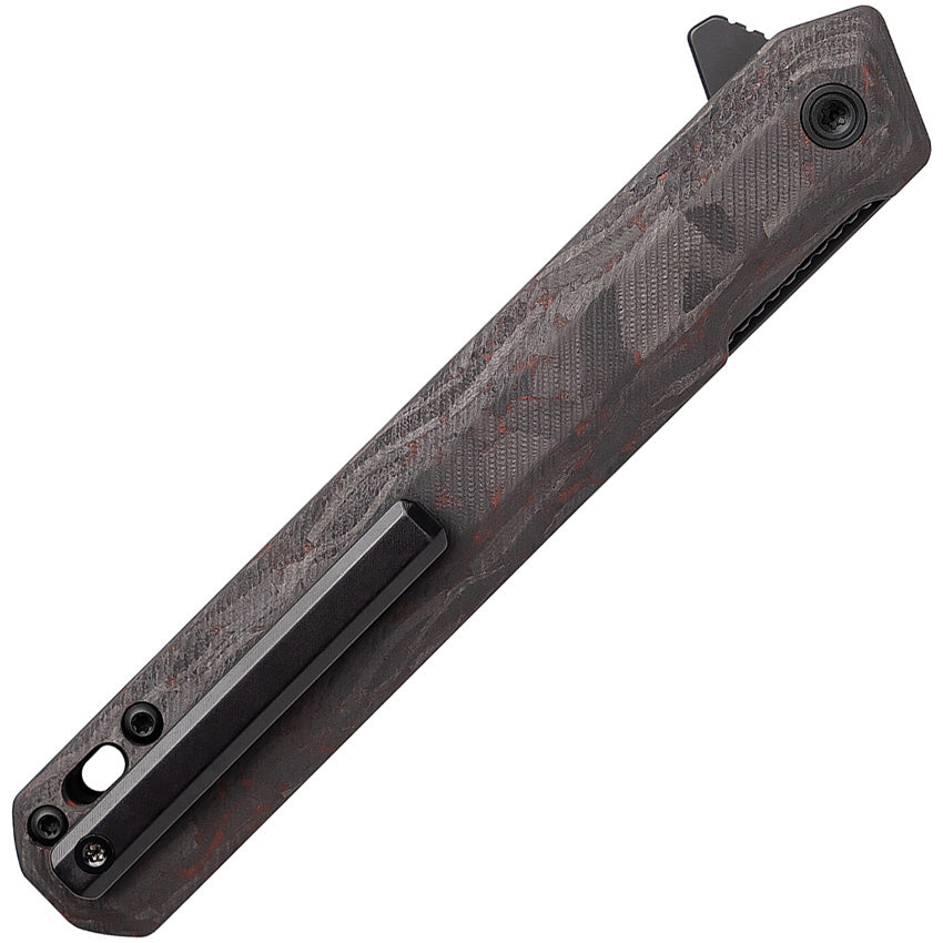 F2 Bravo Linerlock Red CF - TKTF2CRDBK1