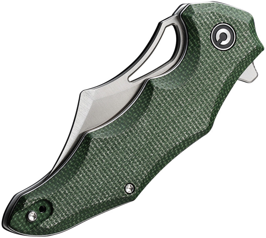 Chiro Linerlock Green micarta - CIVC230462