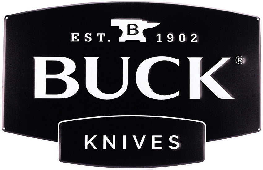 Buck Logo Tin Tacker Sign - BU95283