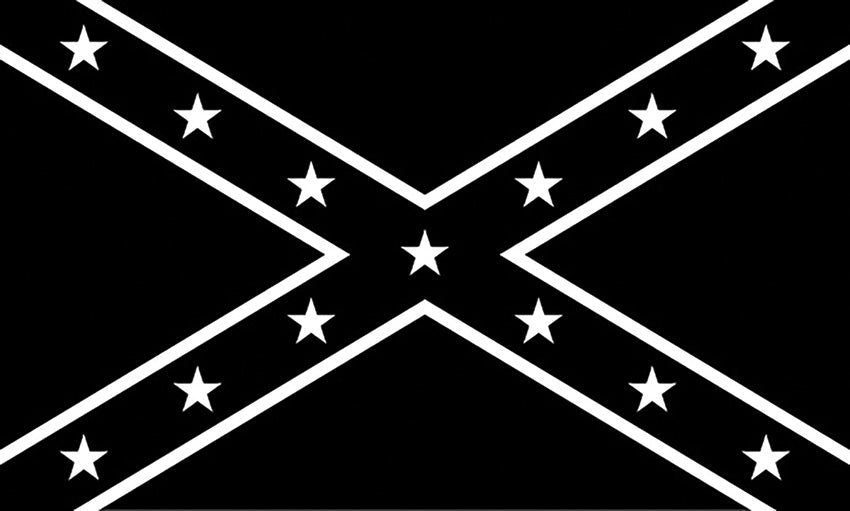 Confederate Black/White Flag - FLAG7326