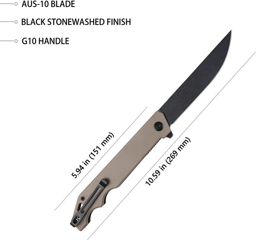 Pylades Linerlock Tan - KUB253C