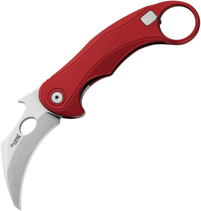 LEone Mid Framelock Red SW - LSTLE2ARS