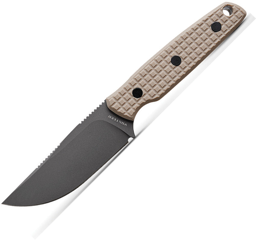 Mink Fixed Blade Tan G10 - VOSD0107