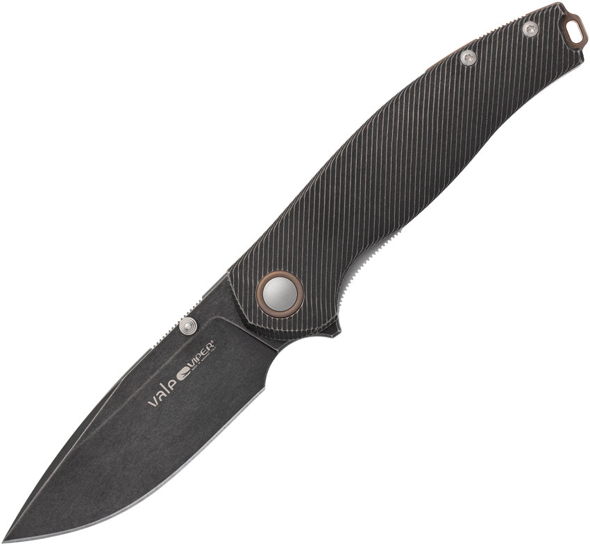 Vale Linerlock Bronze SW Ti - V6007DTBR