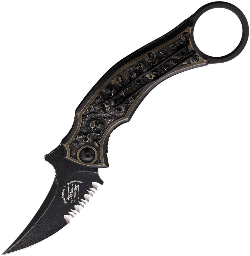 Mako Linerlock Serrated Bronze - BAS18SZ