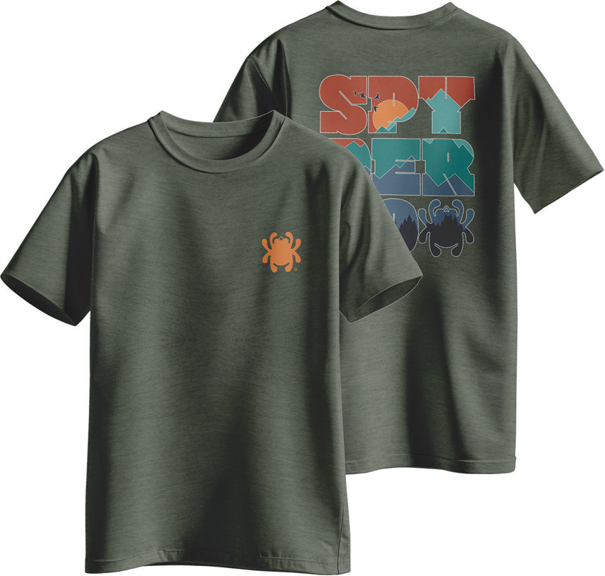 T-Shirt Spyderco Heather Green - SCTS06HGR2XL