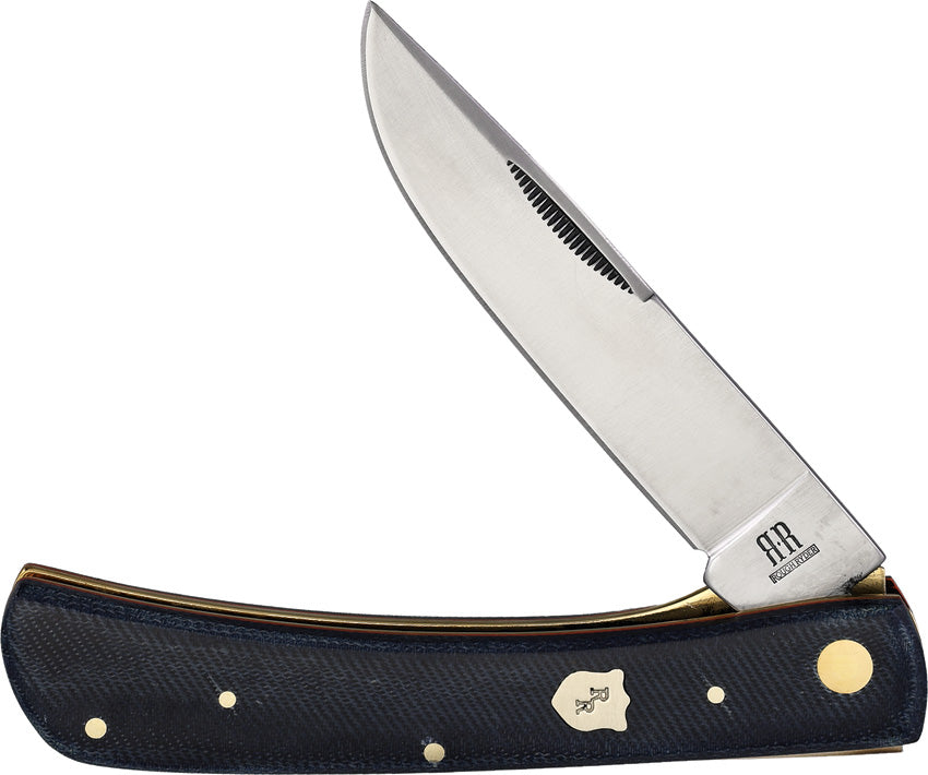 Denim Micarta Work Knife - RR2347