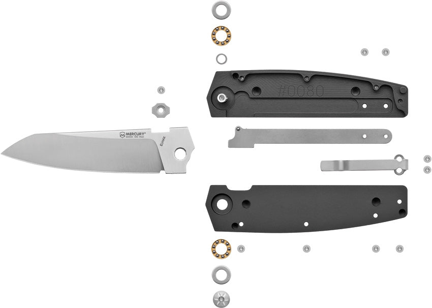 Logan Mini Linerlock SW - MER9LGMSWALBK