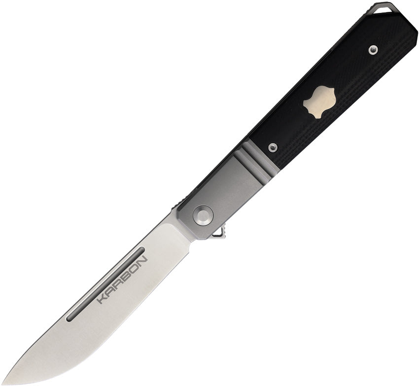 Flatline Framelock Black G10 - KARB112