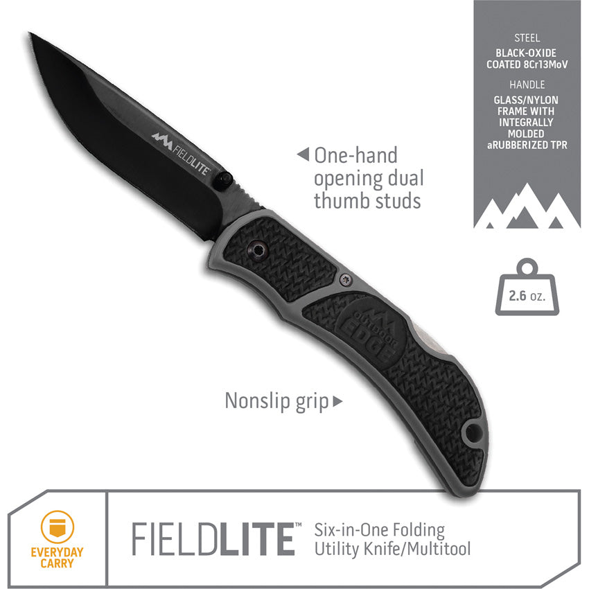 Field Lite Lockback Black - OEFLK33C