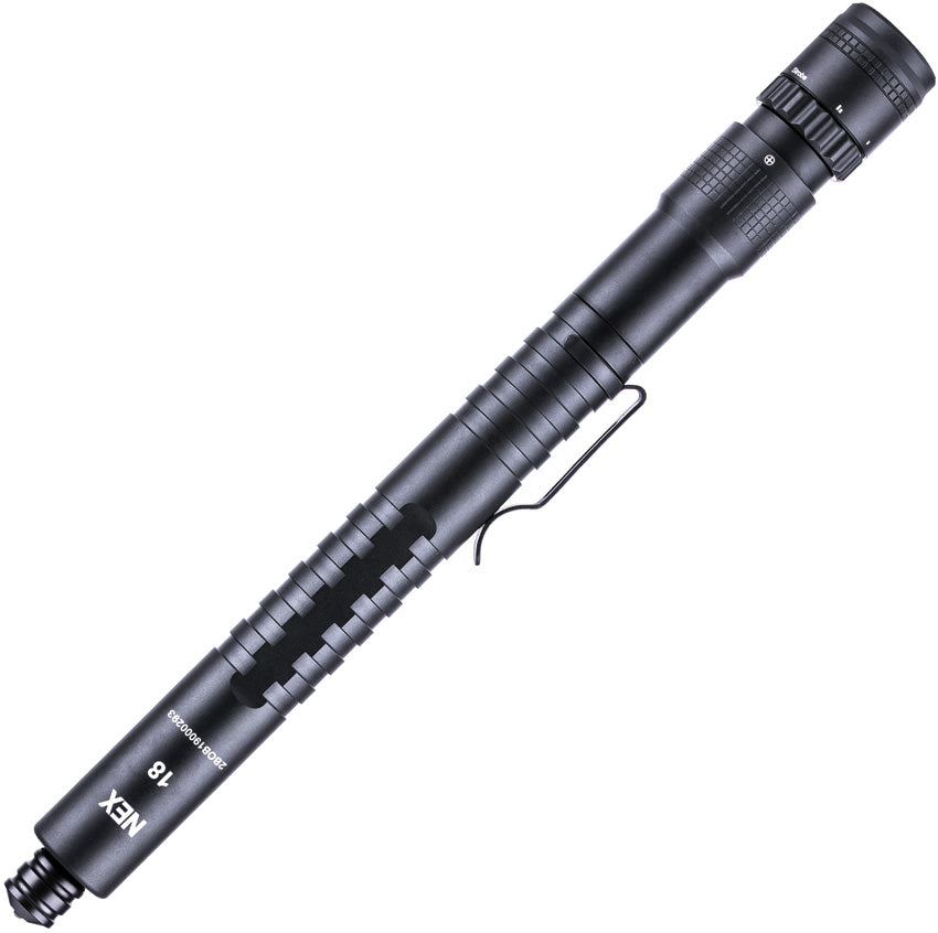 NEX 18 Baton with Flashlight - NXN18