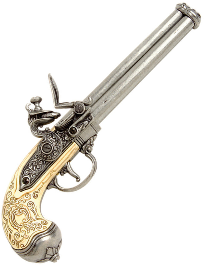Italian 3-Barrel Flintlock - DX1016G