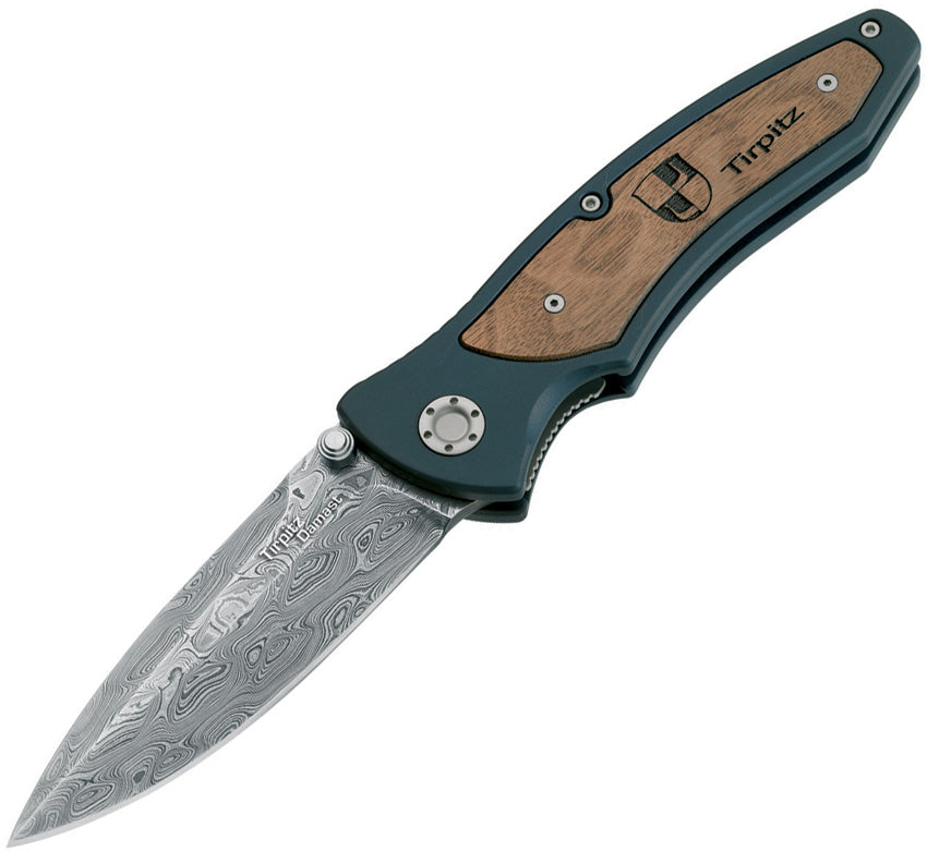 Tirpitz Damascus Linerlock - BO110190DAM