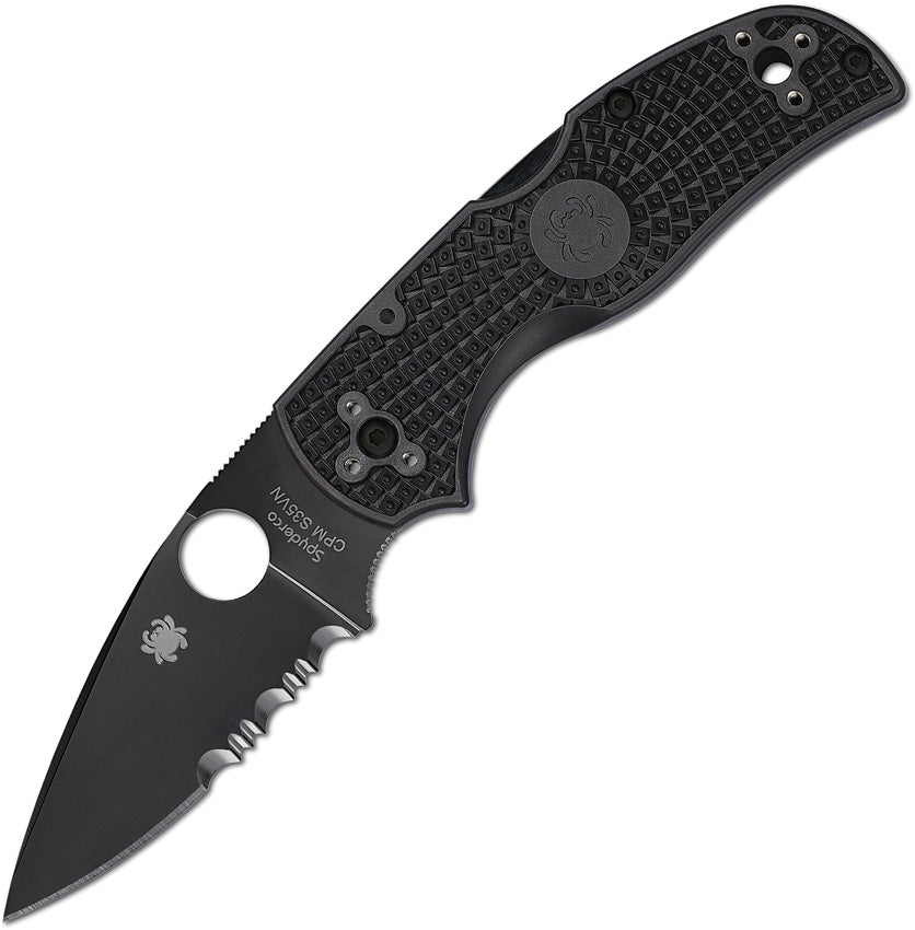 Native 5 Lockback Black Serr - SC41PSBBK5