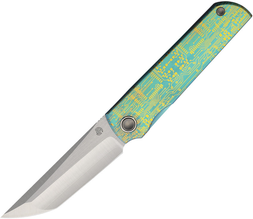 Zen Framelock Ti Teal - NMB2414AZDA