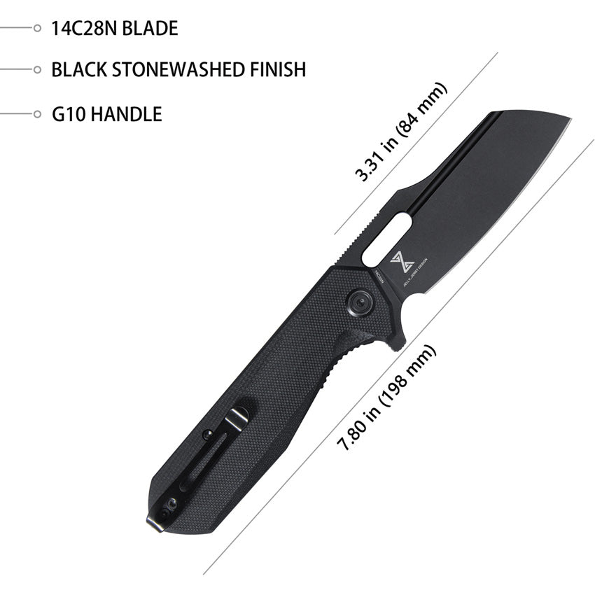 Atlas Framelock Black - KUB328C