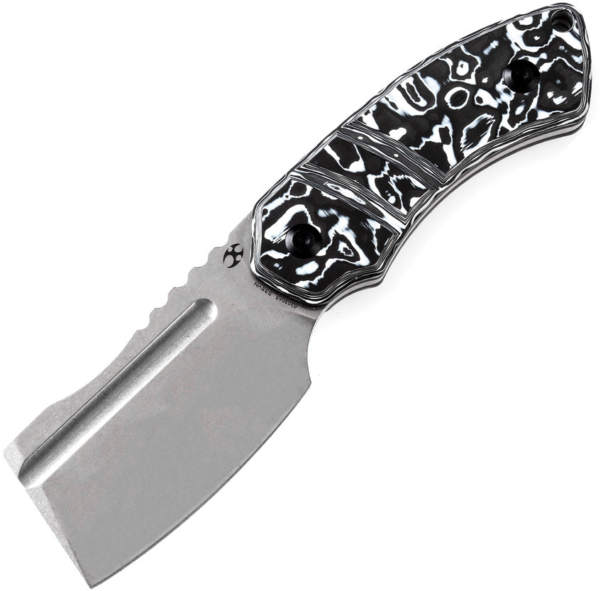 Korvid S Fixed Blade Blk/W CF - KG2030A5
