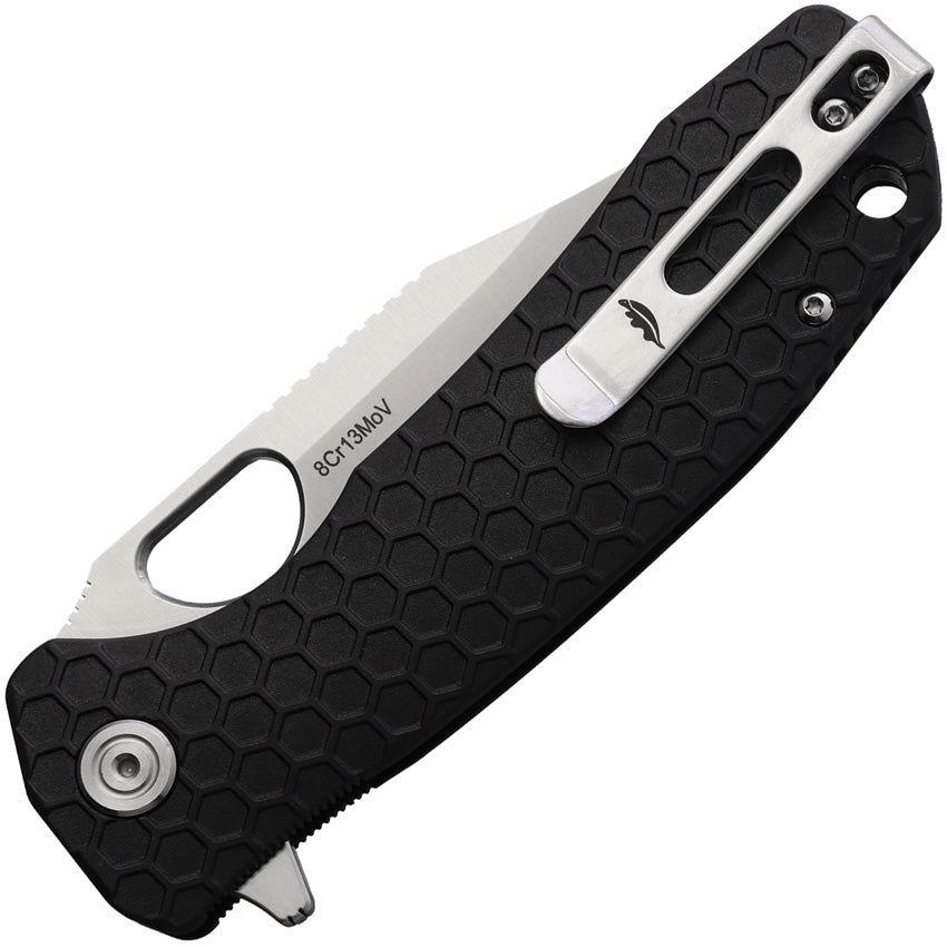 Large Linerlock Clip Black - HB4063