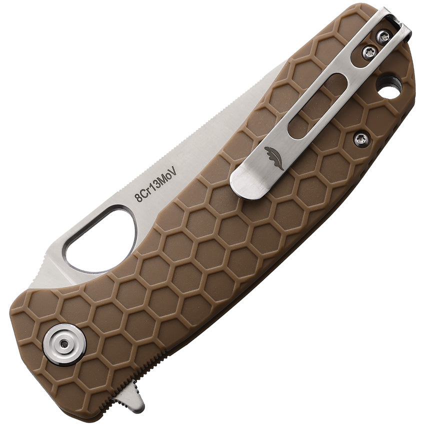 Large Leaf Linerlock Tan - HB1289