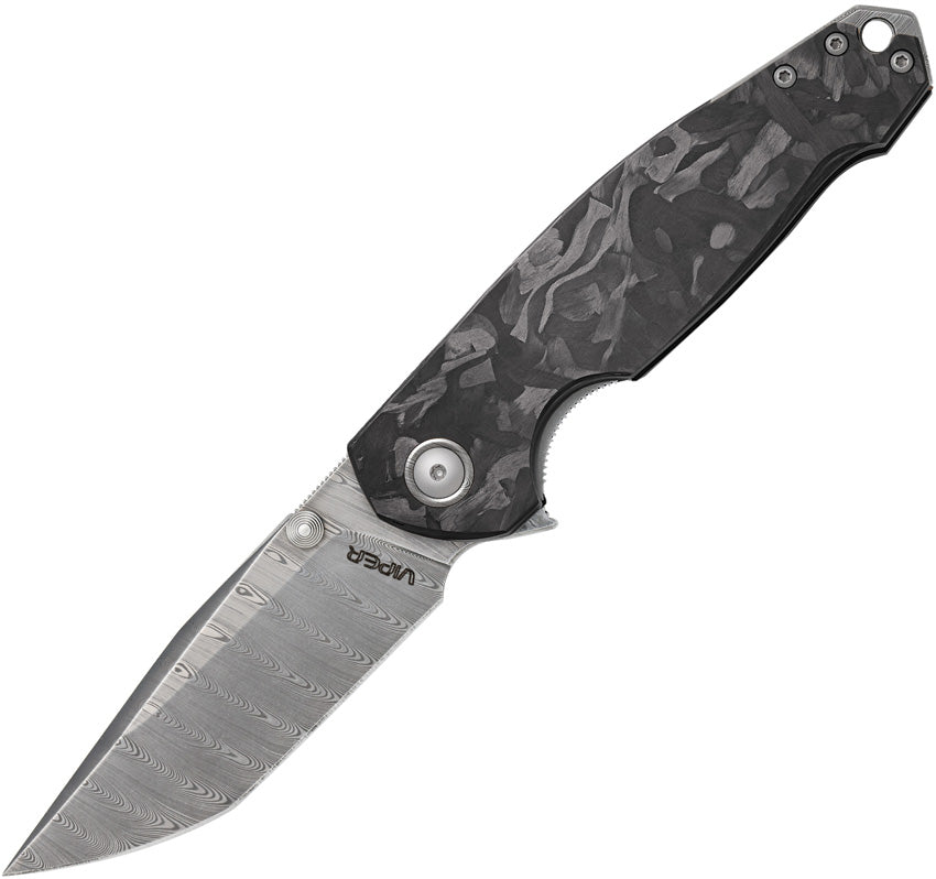 Katla Linerlock Damascus CF - VA5980FCM