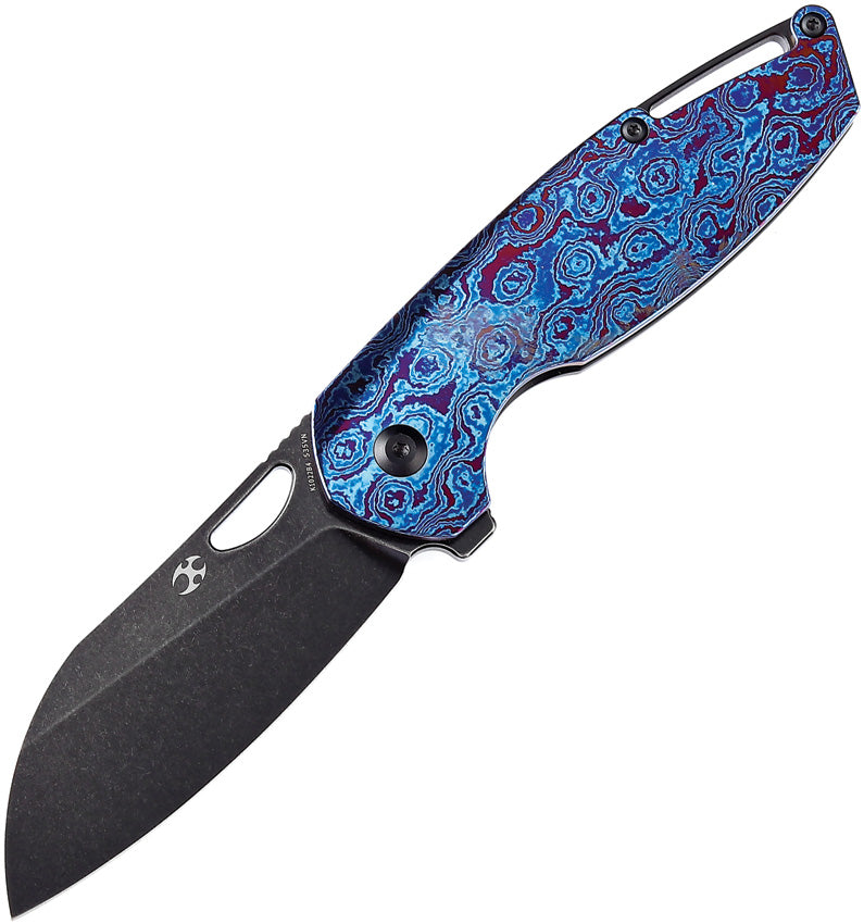 Model 6 Framelock Timascus - K1022B4