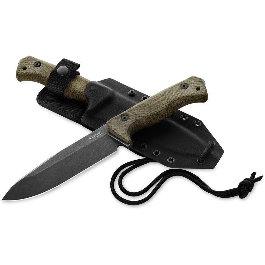 T6 Fixed Blade Black/Green - LSTT6BCVG