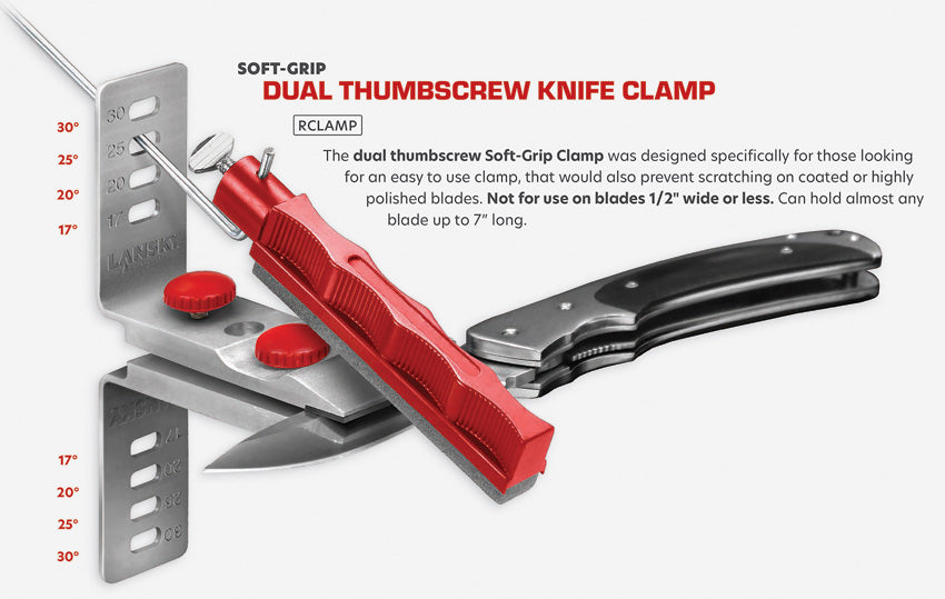 Soft-Grip Knife Clamp (LSRCLAM - RCLAMP