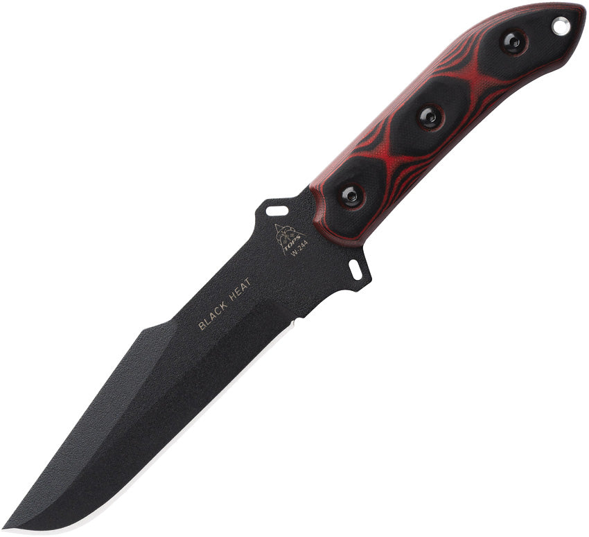 Black Heat Fixed Blade - TPBLKHT01