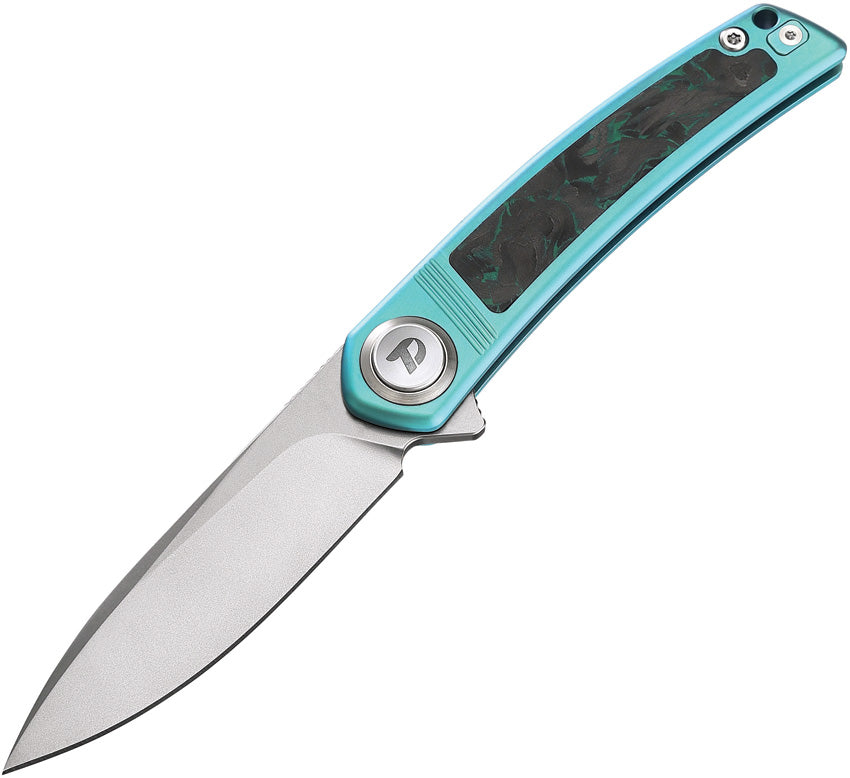 Button Lock Ti/CF Teal - DTK4288BL