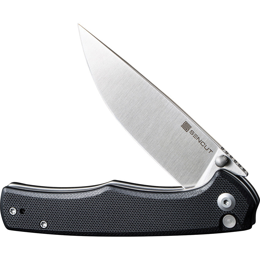 Crowley Button Lock Black G10 - S210124