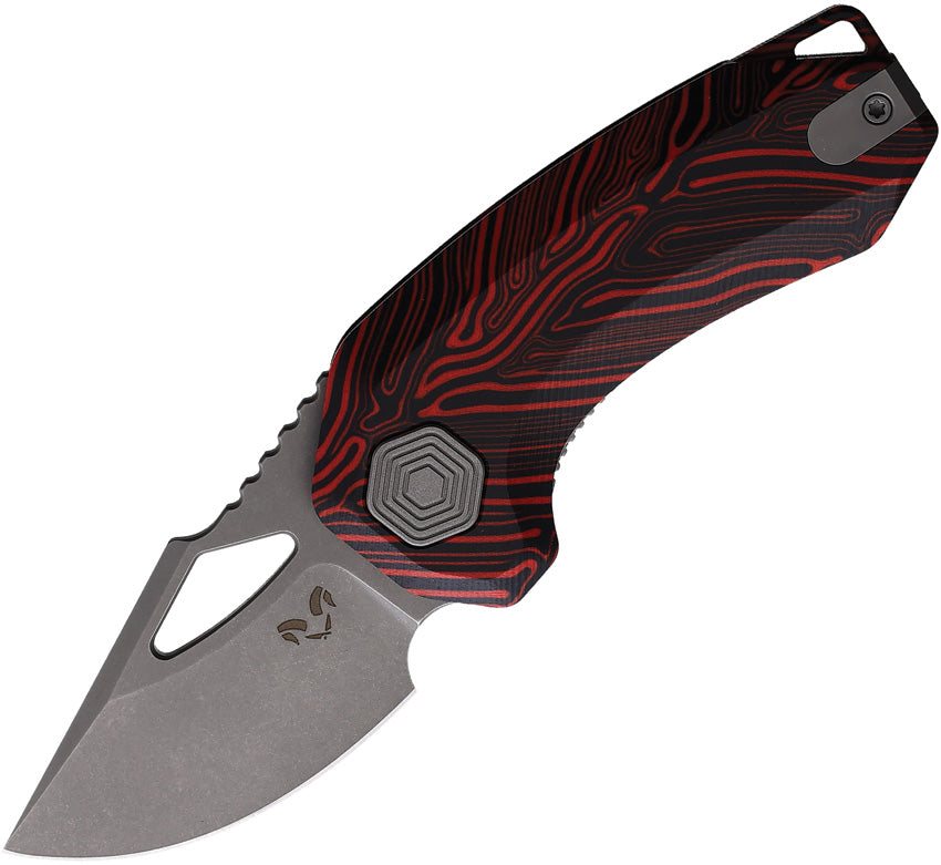 Djinn Linerlock Blk/Red G10 - DMN015BKRD