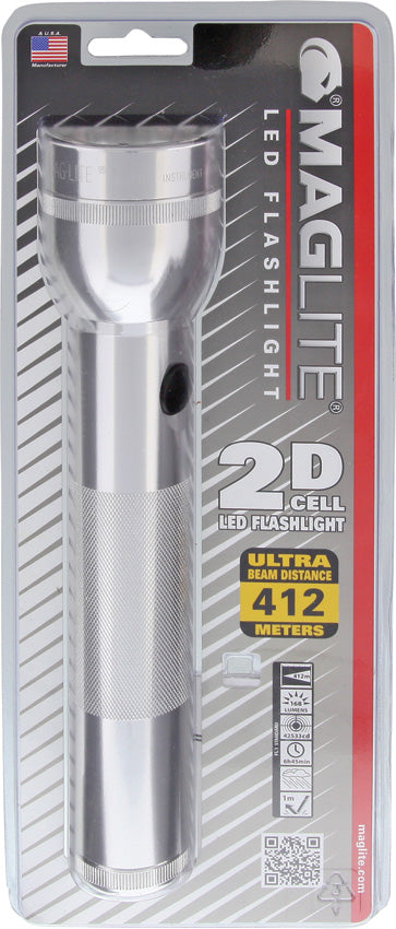 2D Cell Flashlight Silver - ML51011