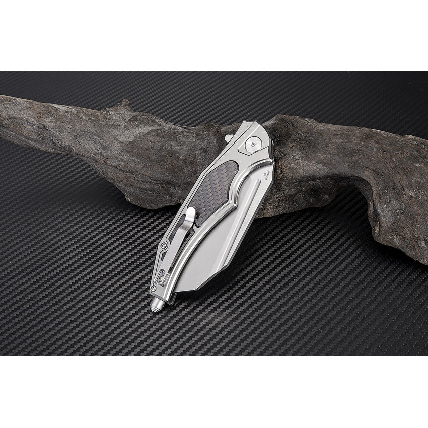 Apache Nomad Linerlock Gray CF - ATZ1813PGCF