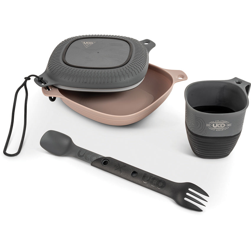 Six Piece Mess Kit Black/Gray - UCO00372