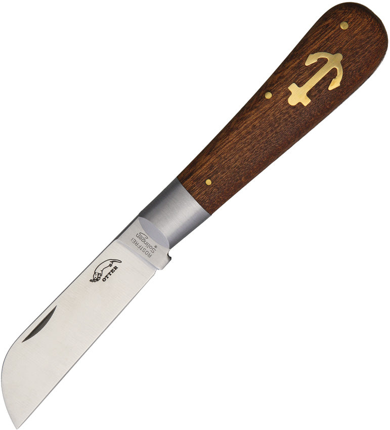 Large Anchor Knife Sapeli Wood - OTT173R