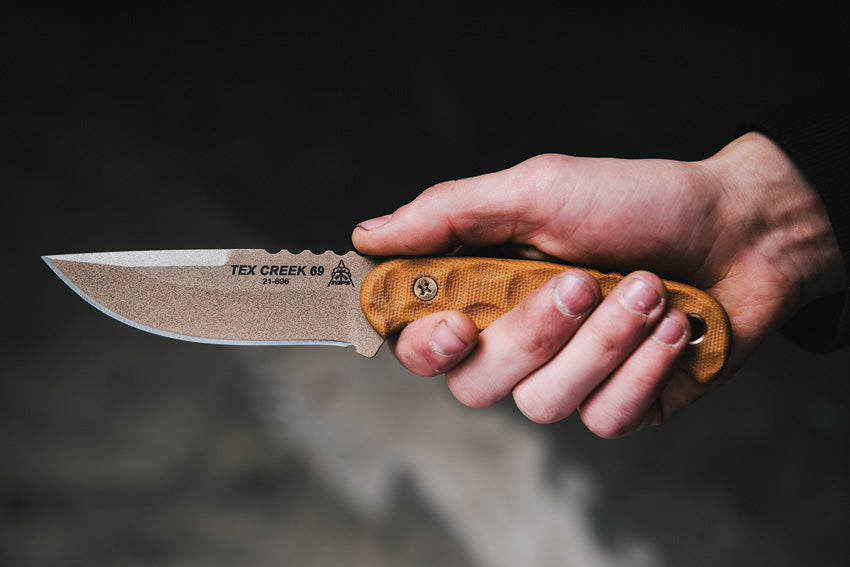 Tex Creek 69 Tan Blade/Handle - TPTEX69