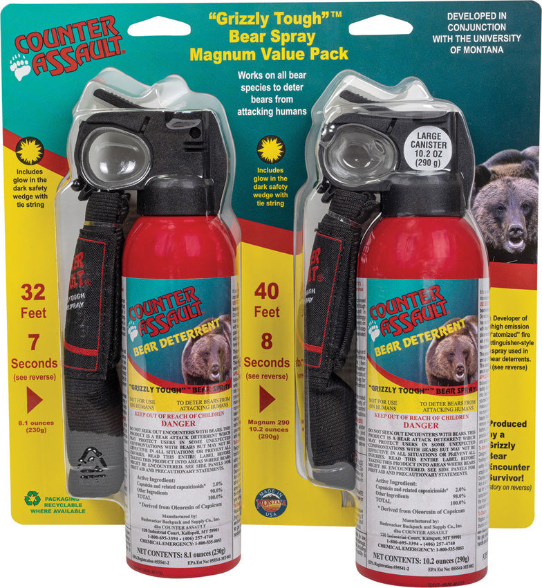 Bear Spray Canister Two Pack - COU7027