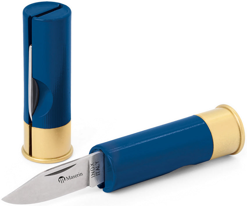 Shotgun Shell Knife Blue - MAS70B