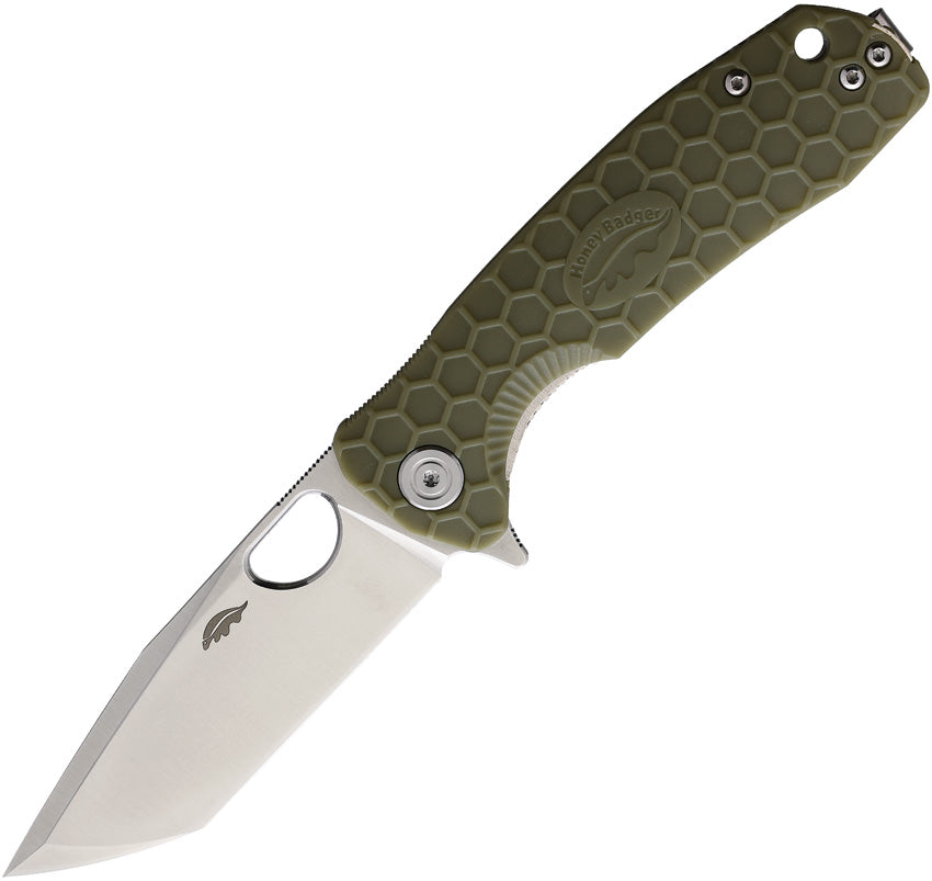 Medium Linerlock Tanto Green - HB1333