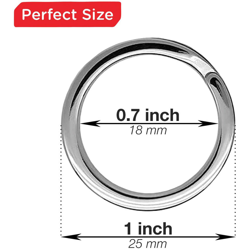 Split Key Rings Silver - SIL001SIL