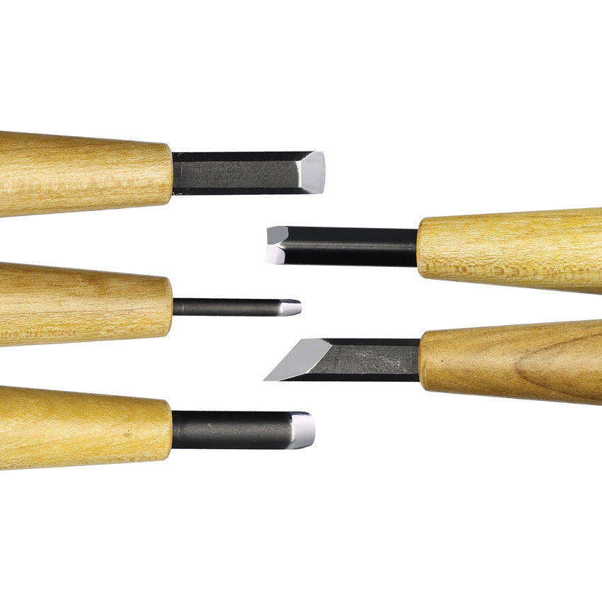 Power Grip Wood Chisel Set 5pc - MIKA053