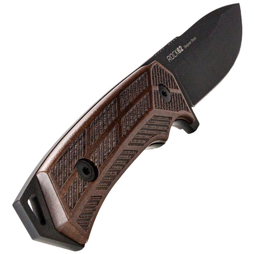 Rock 62 Fixed Blade Walnut - WXK00102