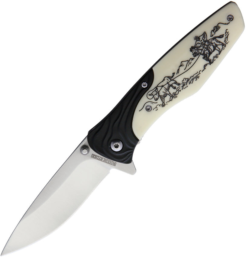 Cowboy Scrimshaw Linerlock A/O - RR2100