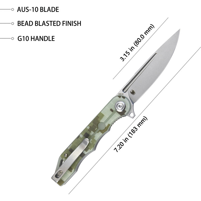 Mizo Linerlock Camo - KUB312E