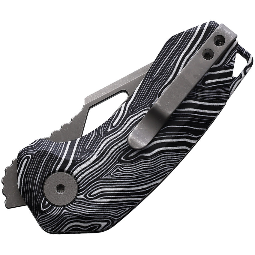 Oni Linerlock Blk/White G10 - DMN014BKWT