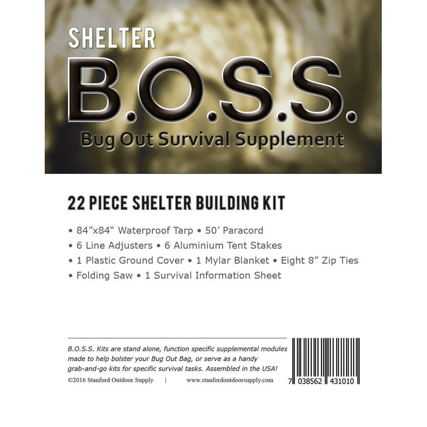 B.O.S.S. Shelter Building Kit - SOSBSH