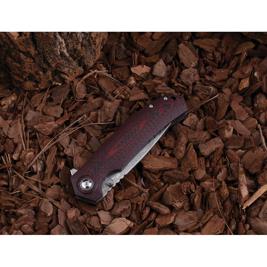 Charkos Linerlock Blk/Red - SHI7092D1